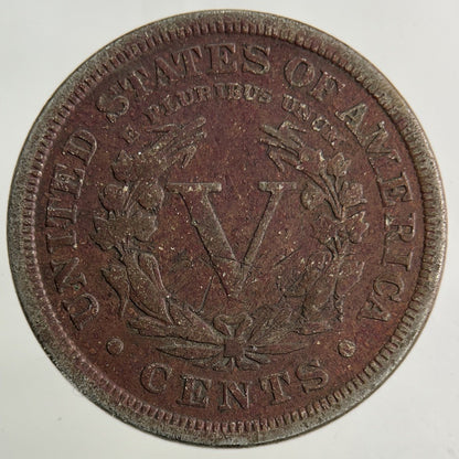1893 US USA Nickel 5 V Cents Coin | Collectable Grade