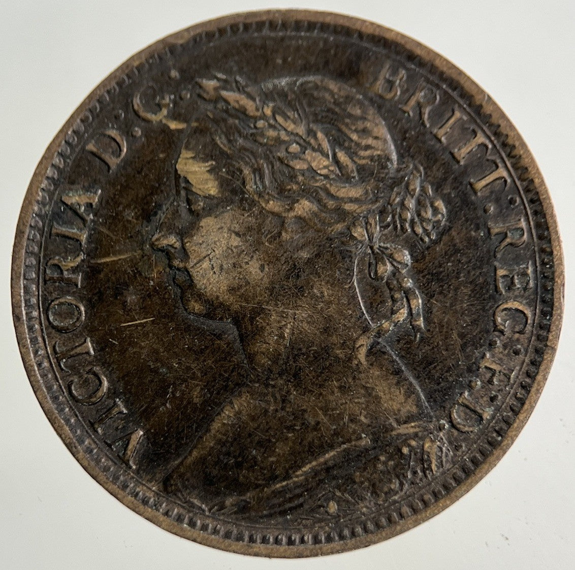 1890 Victoria Farthing Coin | Fine Collectable Grade