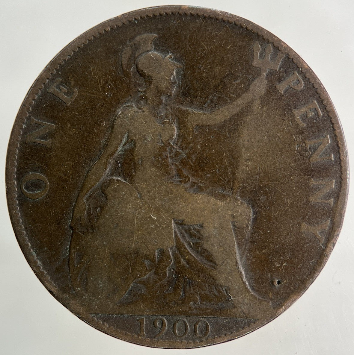 1900 Victoria One Penny Coin | Fair Grade