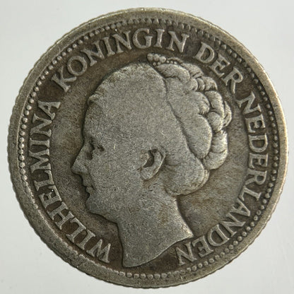 1944 Netherlands 1/4 Gulden Silver Coin | Fine Collectable Grade