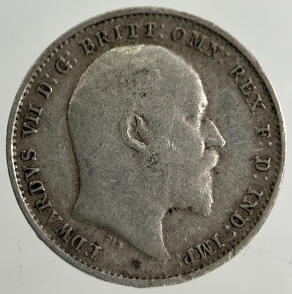 1909 Edward VII Threepence Silver Coin | Fine Collectable Grade