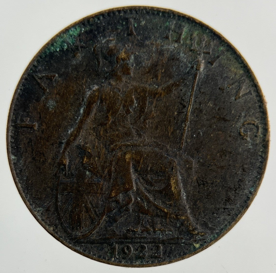 1922 George V Farthing Coin | Collectable Grade