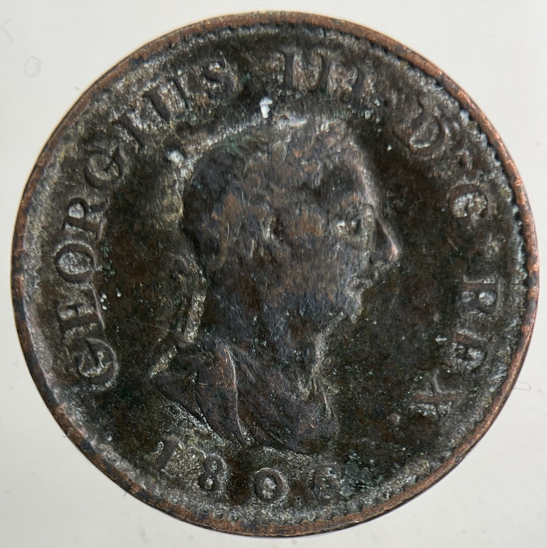 1806 George III 3rd Farthing Coin | Collectable Grade