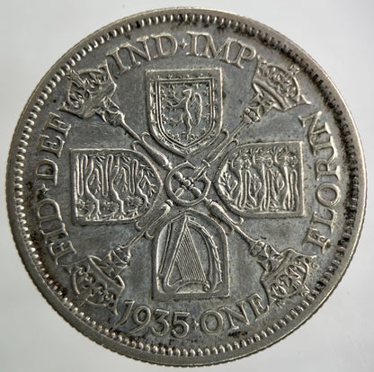 1935 George V Florin Silver Coin | Fine Collectable Grade