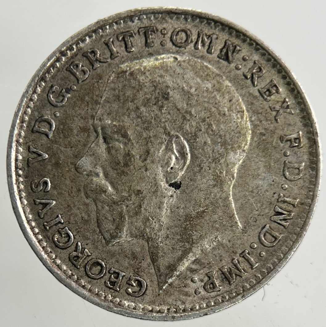 1916 George V Threepence Silver Coin | Fine Collectable Grade