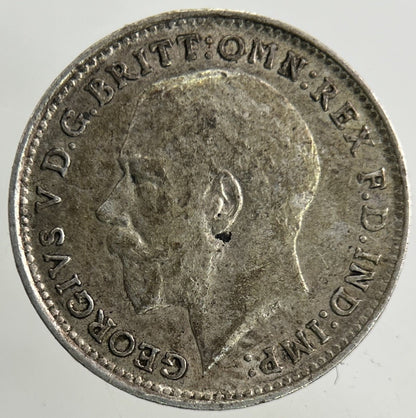 1916 George V Threepence Silver Coin | Fine Collectable Grade