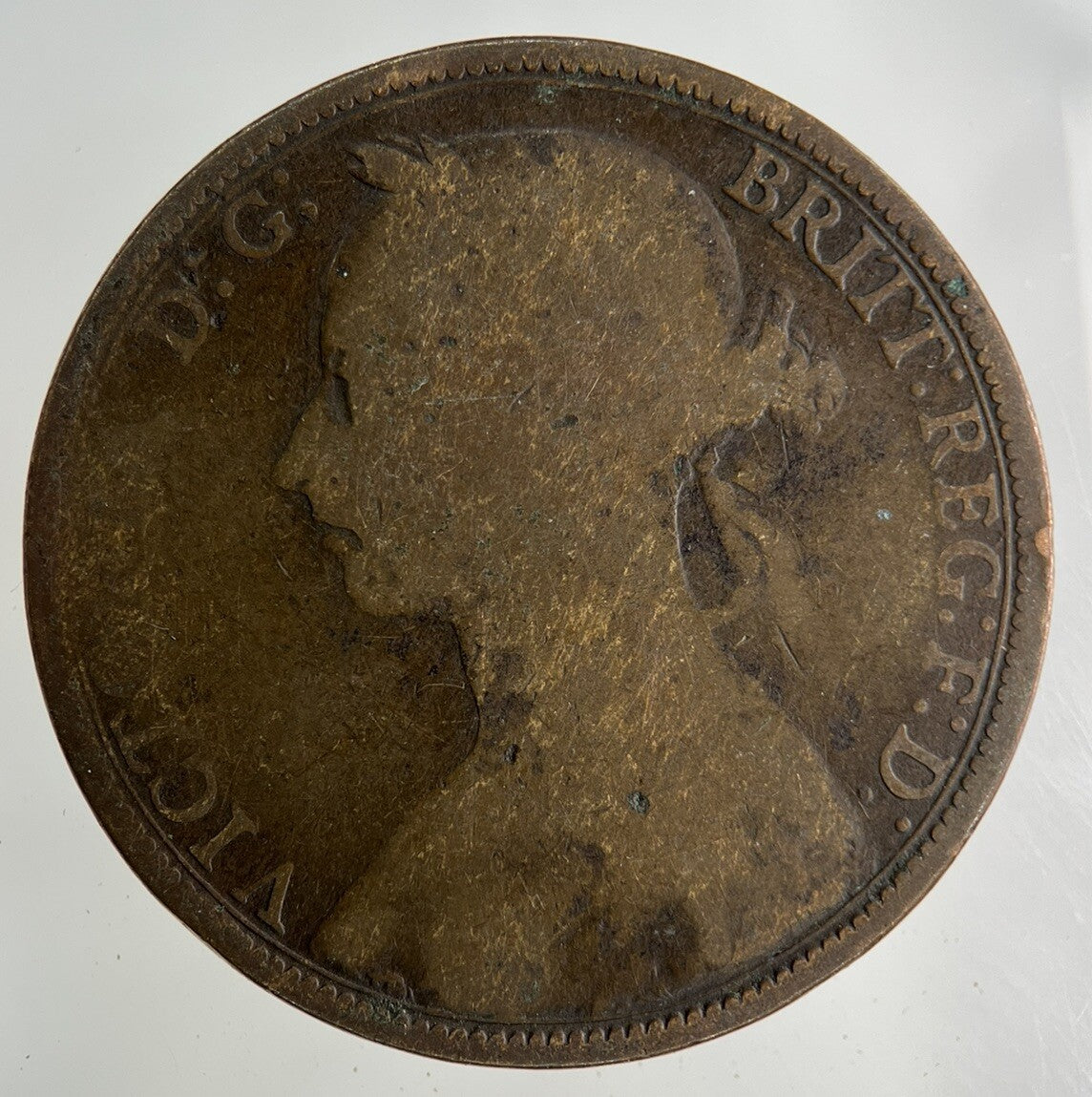 1889 Victoria One Penny Coin | Collectable Grade