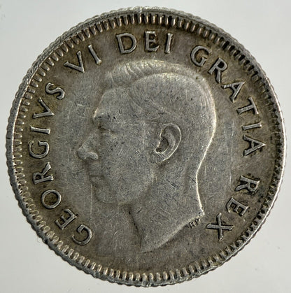 1950 Canada 10 Cents Silver Coin | Fine Collectable Grade