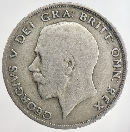 1922 George V Half - Crown Silver Coin | Collectable Grade | a6331
