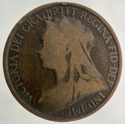 1896 Victoria One Penny Coin | Collectable Grade