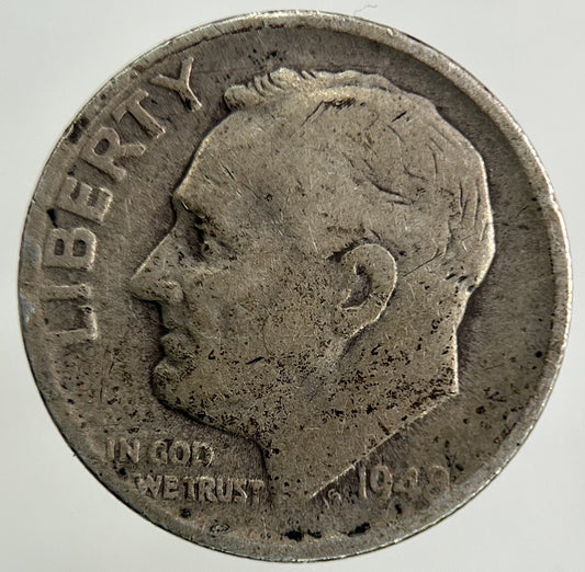 1948 - S US USA Roosevelt Dime Silver Coin | Collectable Grade