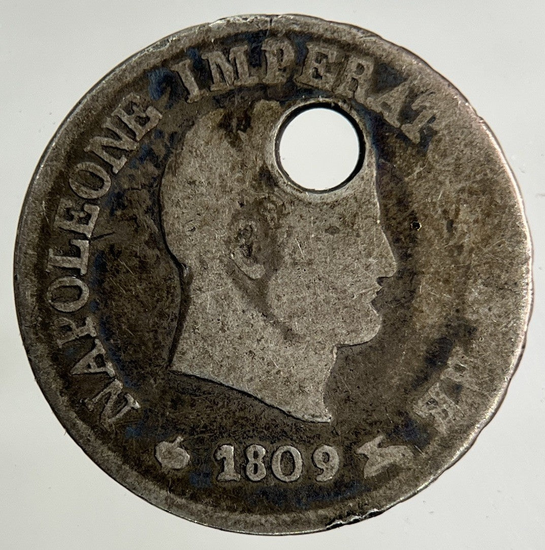 1809 Italy Napoleon 10 Soldi Silver Coin | Collectable Grade