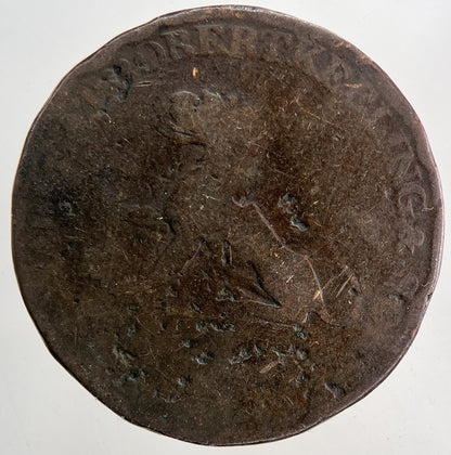 1810 Monnaie Ancienne Gibrater Value Two Token Coin | Collectable Grade | a9428