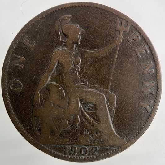 1902 Edward VII One Penny Coin | Collectable Grade