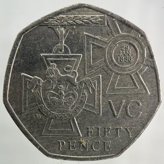 2006 VC Victoria Cross 50p Fifty - Pence Coin | Collectable Grade