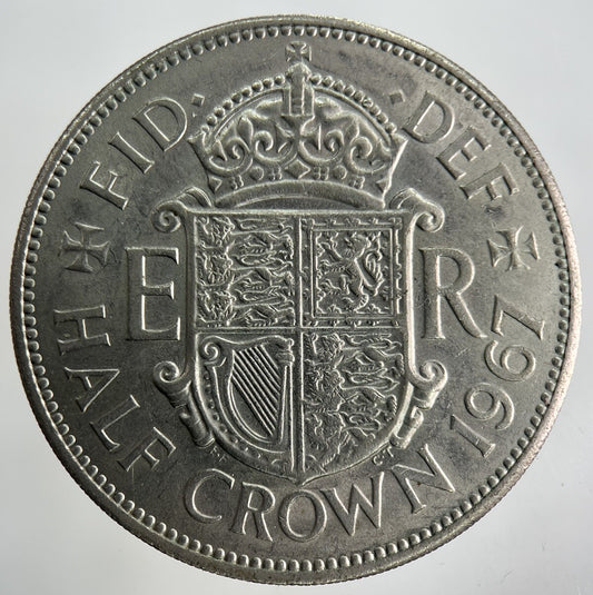 1967 Elizabeth II 2nd Half - Crown Coin | Fine Collectable Grade