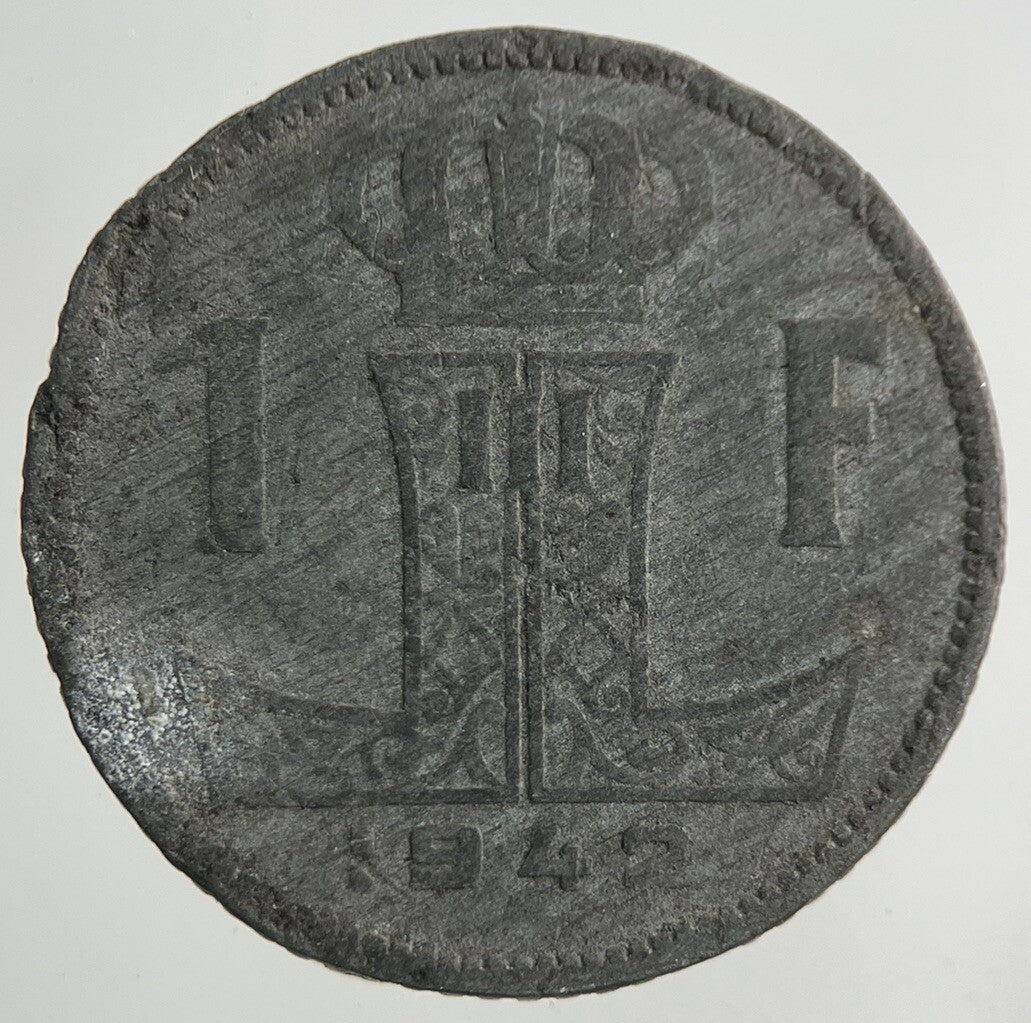 1942 Belgium 1 Franc Coin | Collectable Grade