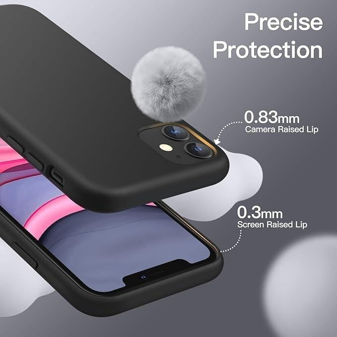 iPhone 11 PRO Black Bumper Shockproof Silicone Protective Case