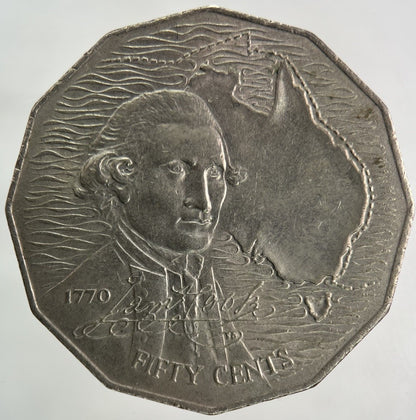 1970 Australia 50 Cents Coin | Fine Collectable Grade
