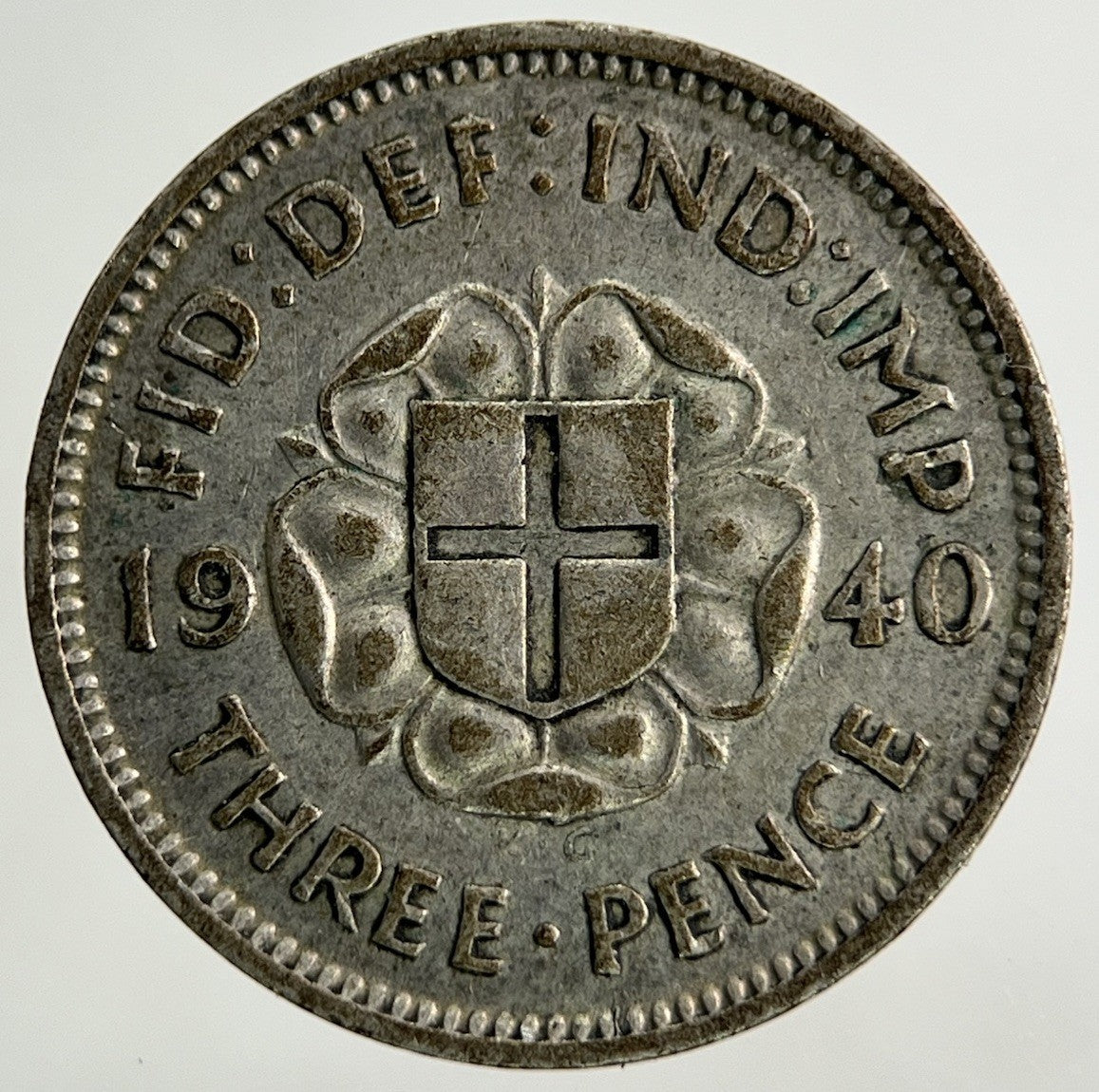 1940 George VI Threepence Silver Coin | Collectable Grade