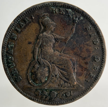 1831 William IV Farthing Coin | Fine Collectable Grade