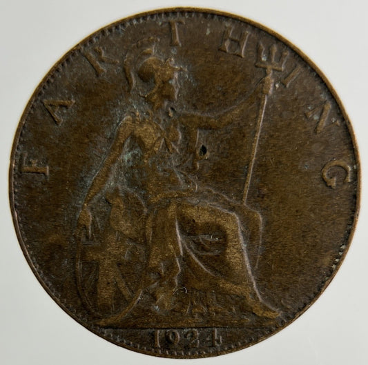 1924 George V Farthing Coin | Collectable Grade