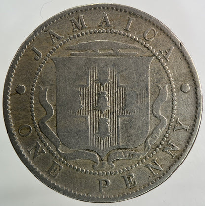 1909 Jamaica One Penny Coin | Collectable Grade