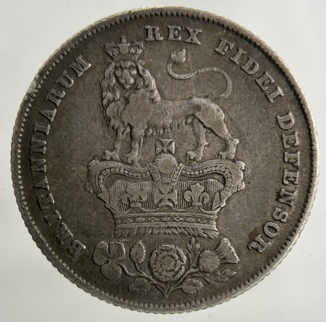 1826 George IV Shilling Silver Coin | Very High Grade