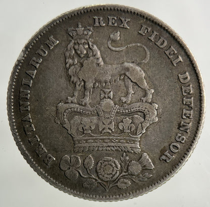 1826 George IV Shilling Silver Coin | Very High Grade