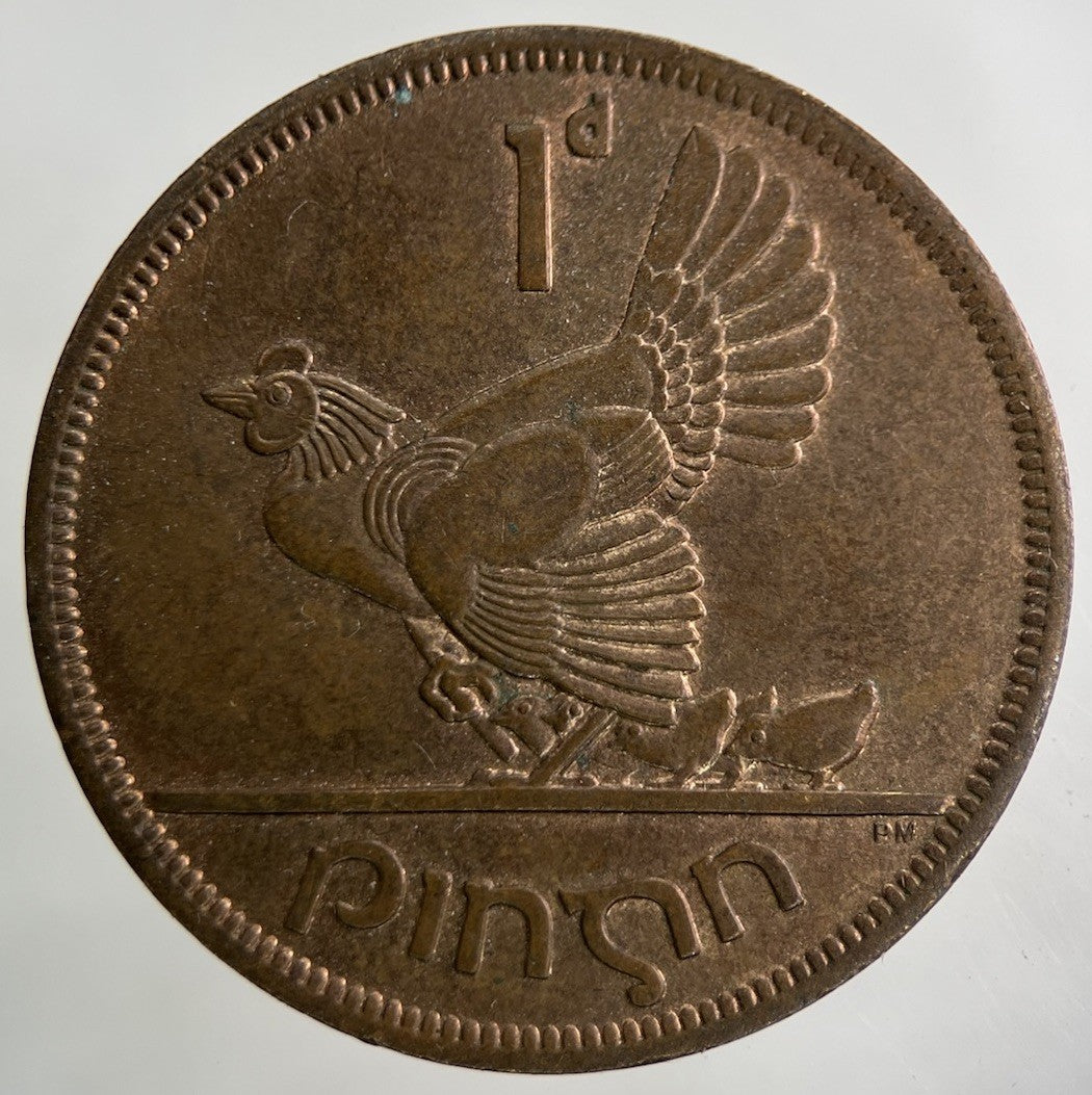 1966 Irish Ireland One Penny Coin | Very High Grade