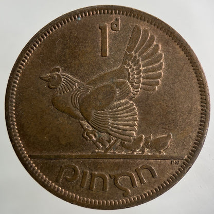 1966 Irish Ireland One Penny Coin | Very High Grade