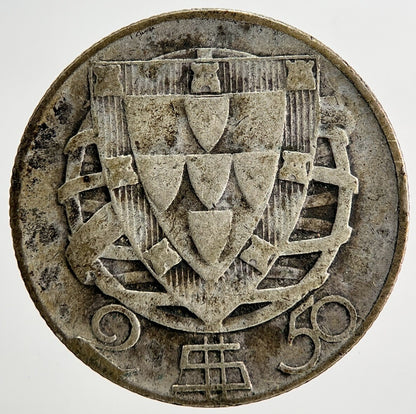 1943 Portugal 2.5 Escudos Silver Coin | Collectable Grade