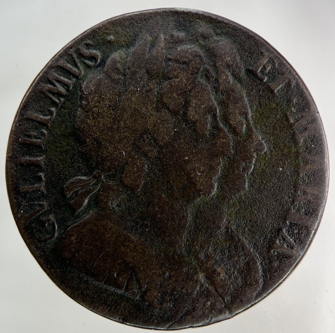 1694 William III 3rd & Mary Half - Penny Coin | Fine Collectable Grade