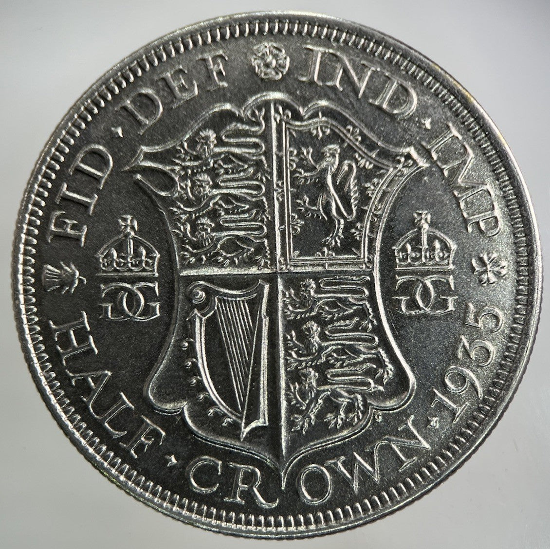 1935 George V Half - Crown Silver Coin | Very High Grade