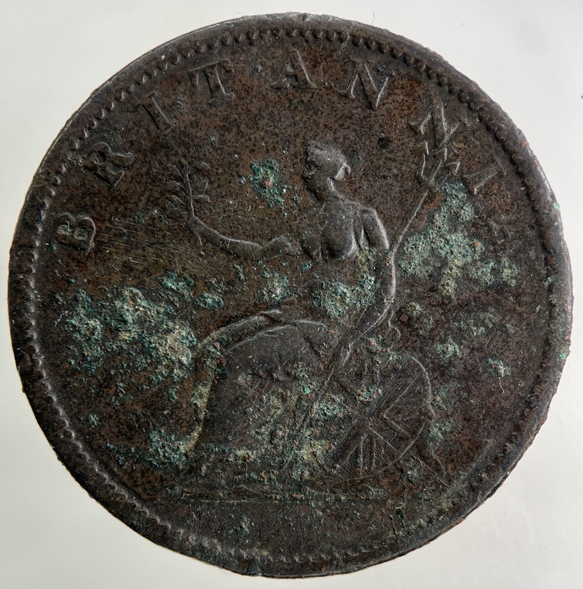 1807 George III 3rd Half - Penny Coin | Fine Collectable Grade