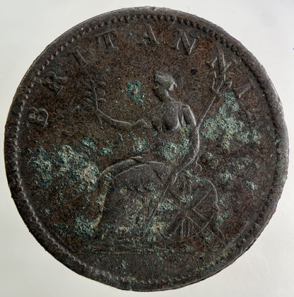 1807 George III 3rd Half - Penny Coin | Fine Collectable Grade