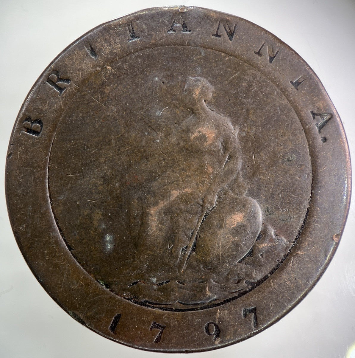 1797 George III 3rd Cartwheel Two - pence Coin | Collectable Grade