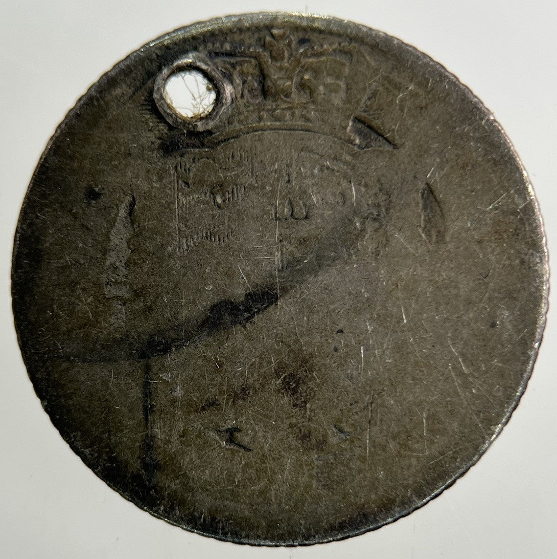 British George III 3rd Sixpence Silver Coin | Fair Grade