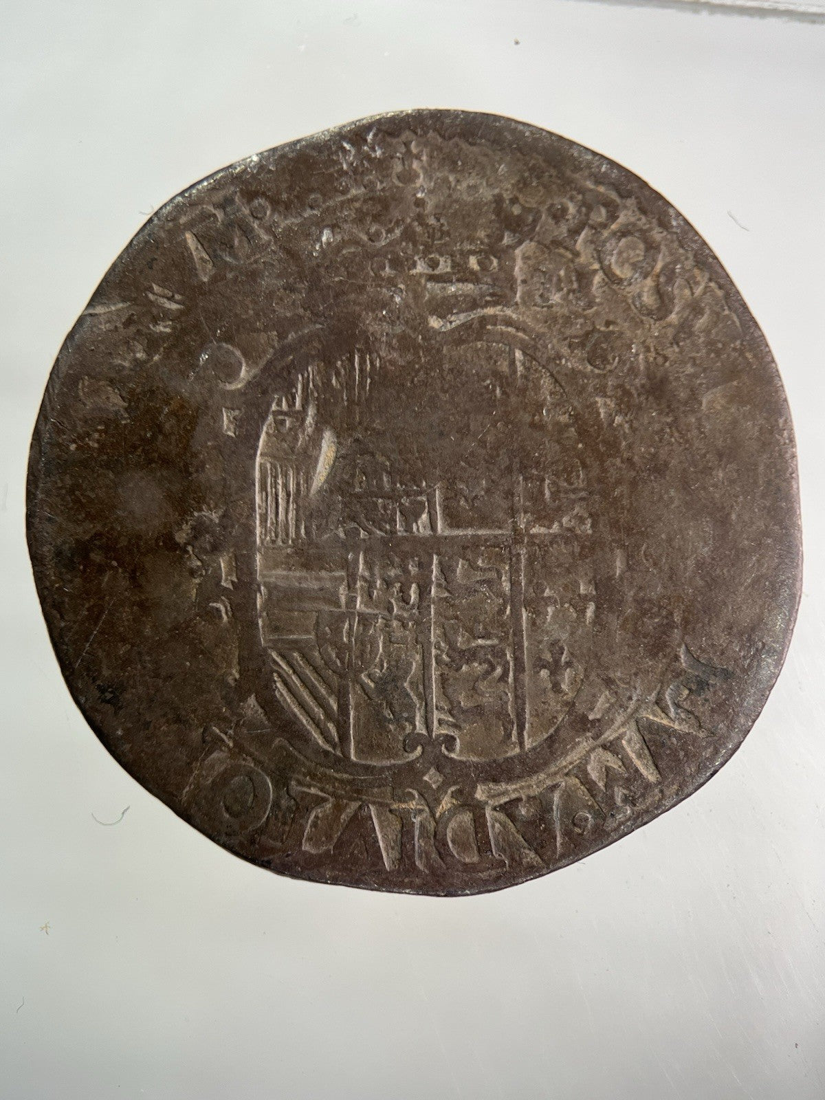 1554 Philip & Mary Shilling Hammered Silver Coin | Collectable Grade