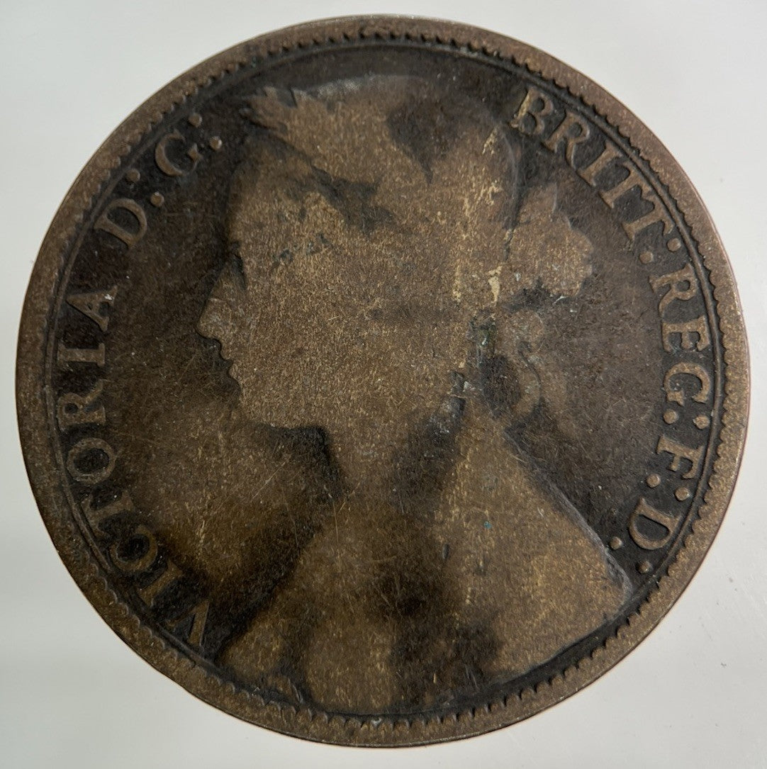 1877 Victoria One Penny Coin | Collectable Grade