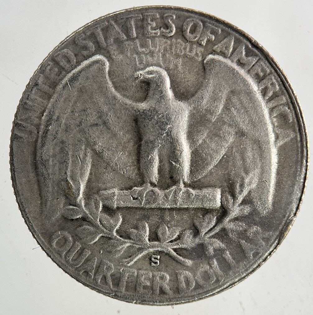 1945 - S US USA Quarter Silver Coin | Fine Collectable Grade