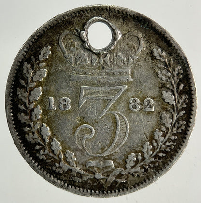 1882 Victoria Threepence Silver Coin | Fine Collectable Grade