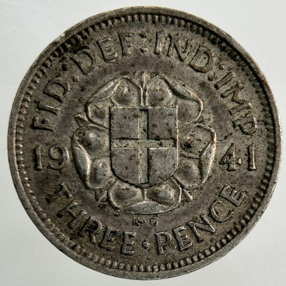 1941 George VI Threepence Silver Coin | Collectable Grade