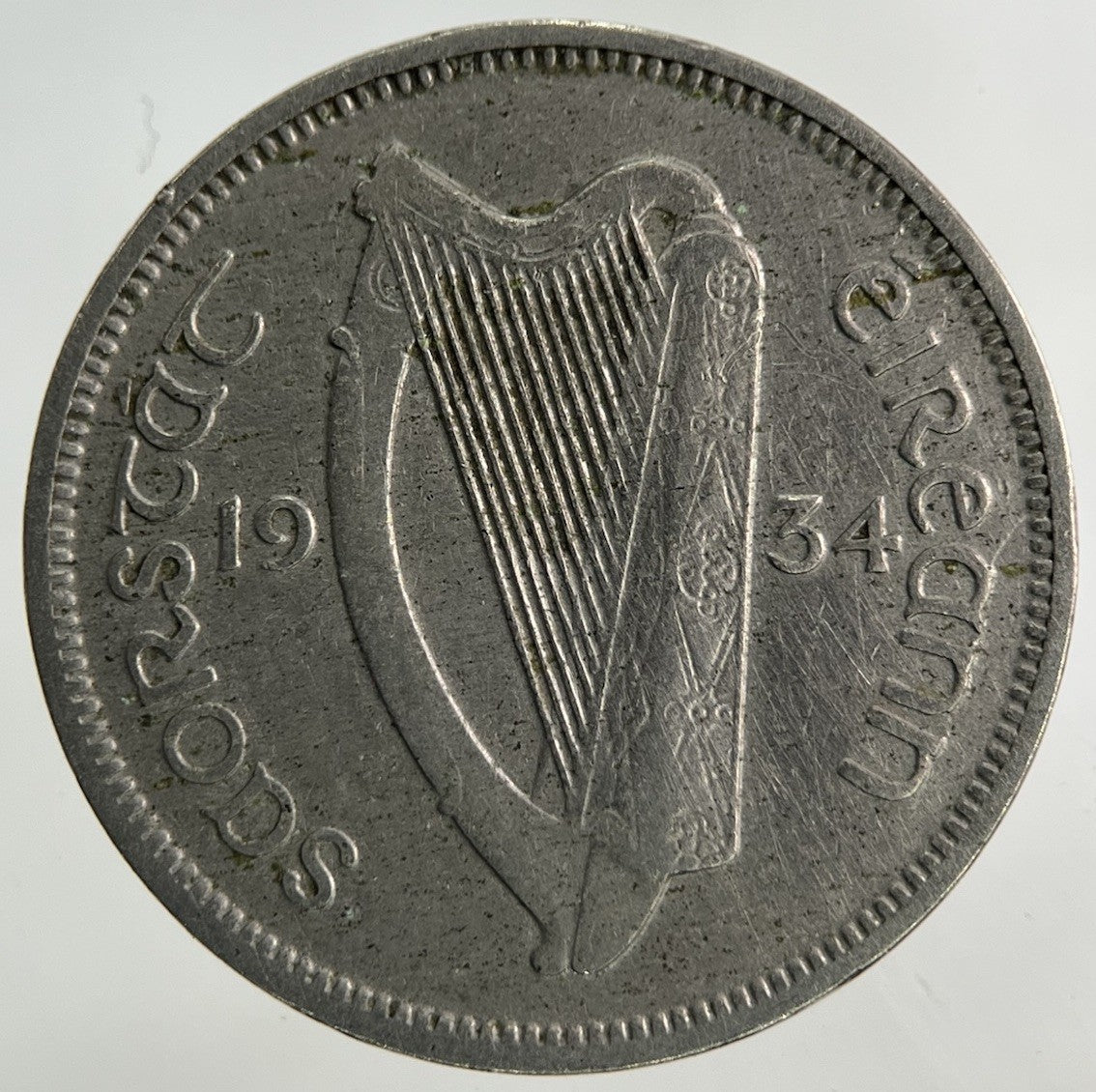 1934 Irish Sixpence Coin | Fine Collectable Grade