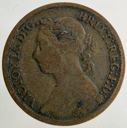 1884 Victoria Farthing Coin | Collectable Grade