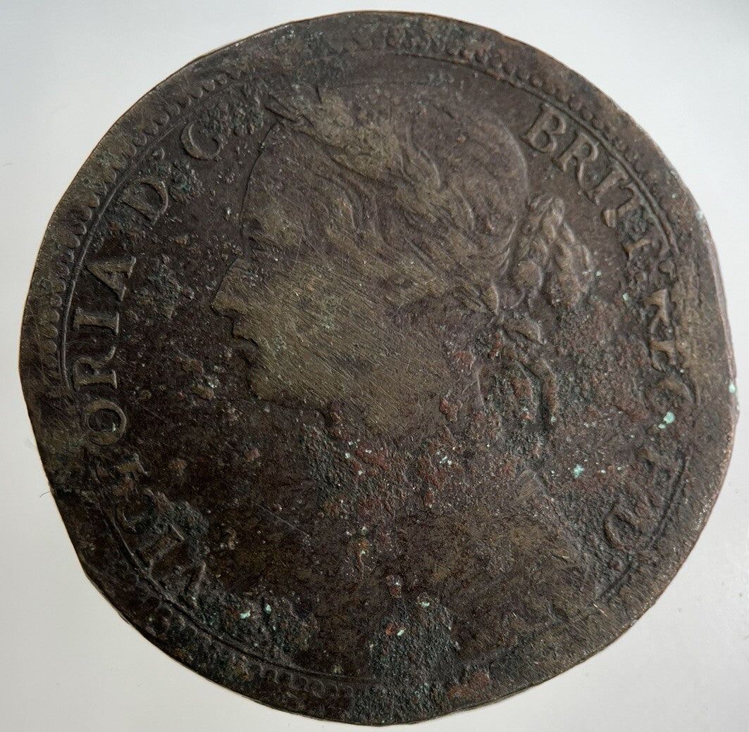 1874 - H Victoria One Penny Coin | Fine Collectable Grade