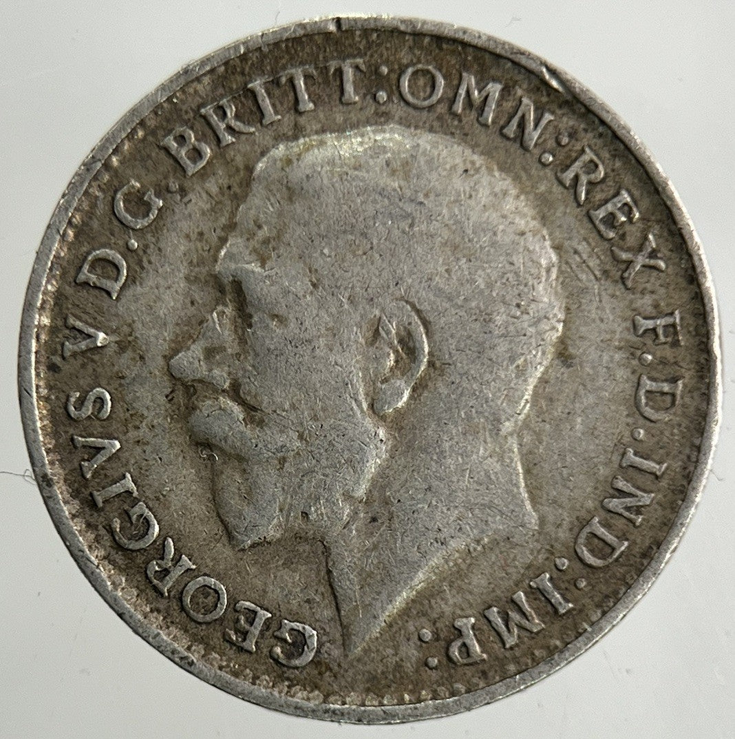 1917 George V Threepence Silver Coin | Fine Collectable Grade