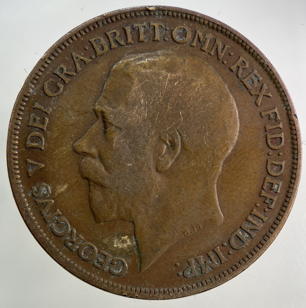 1921 George V One Penny Coin | Fine Collectable Grade