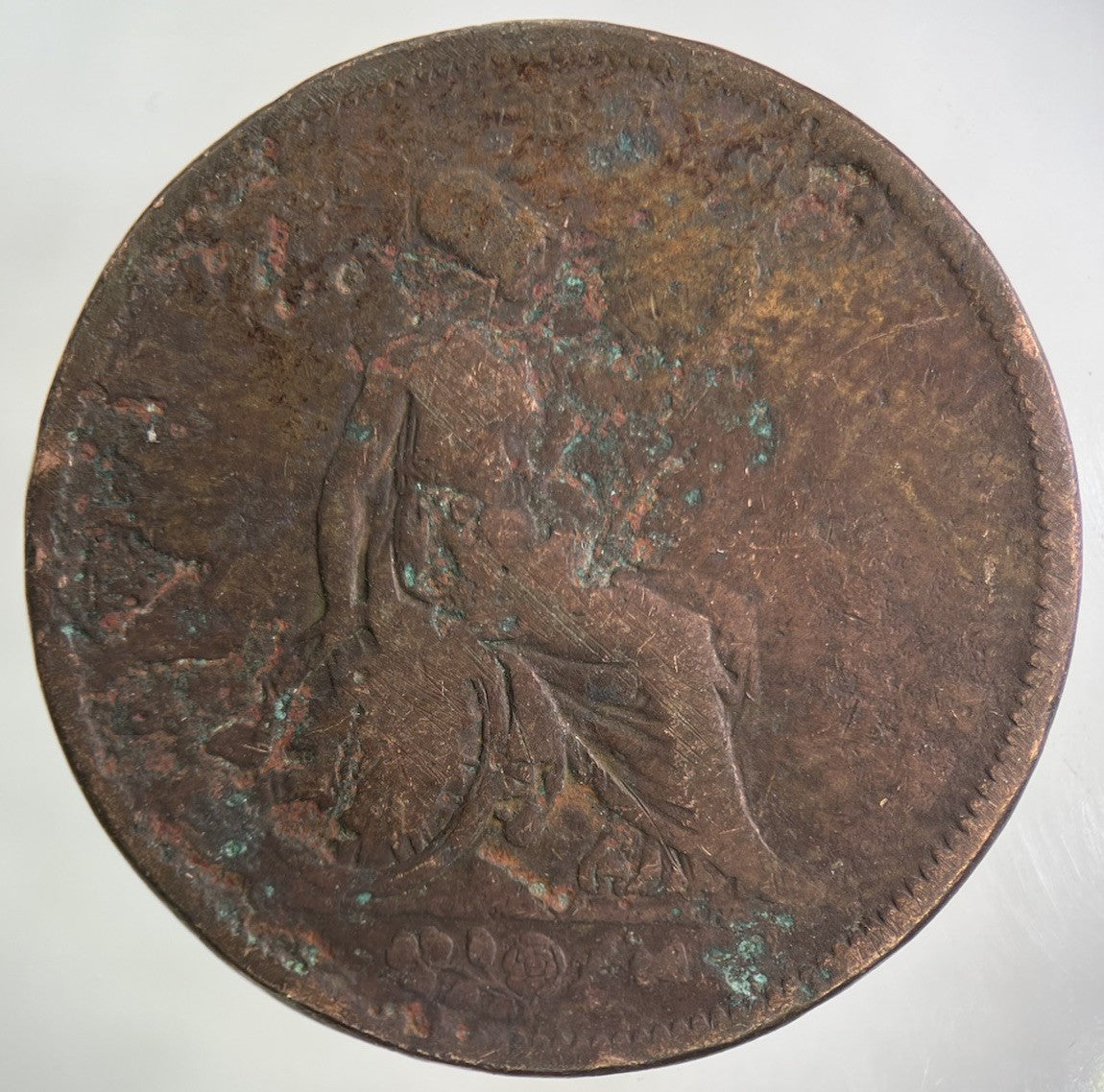 1826 George IV One Penny Coin | Fair Grade