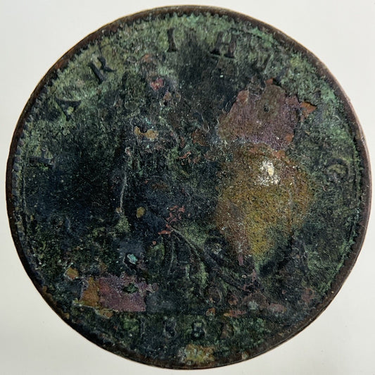 1881 Victoria Farthing Coin | Fair Grade